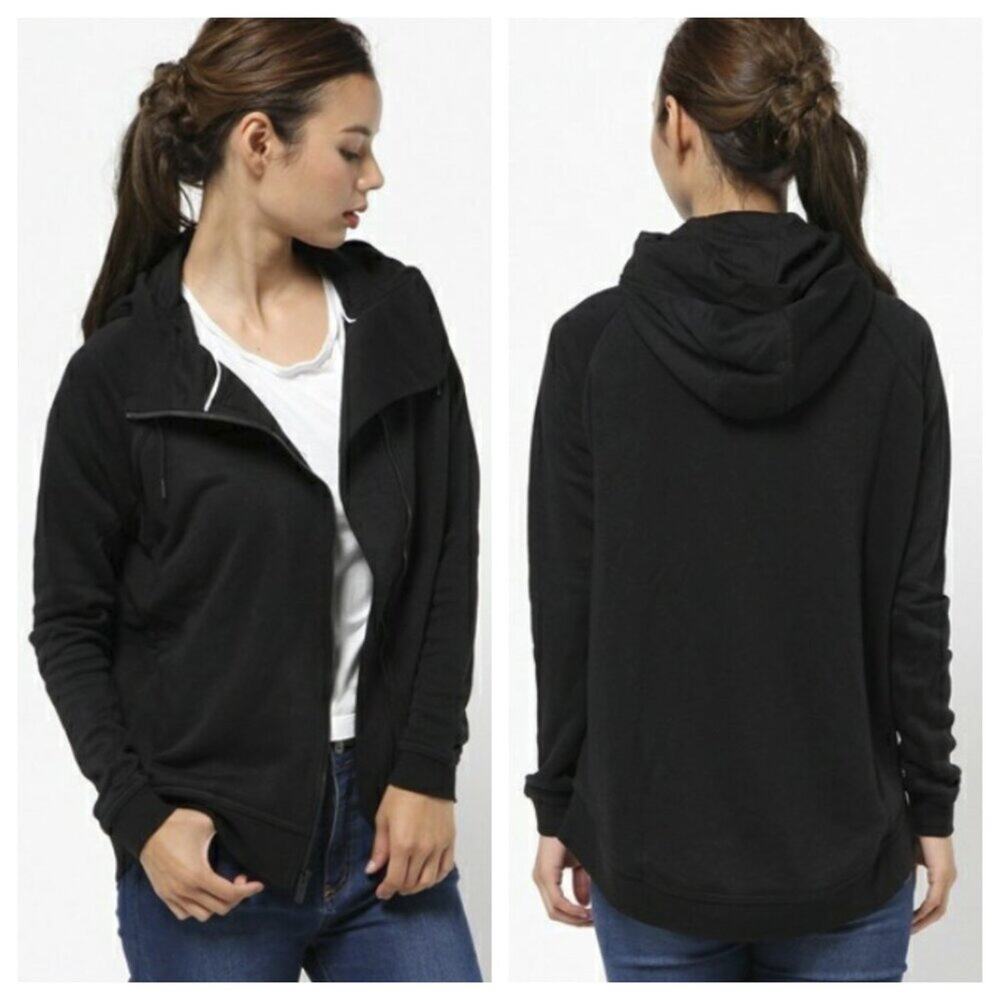 Nike Women's Modern Cape Full Zip Hoodie Black Size M